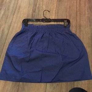 Blue skirt